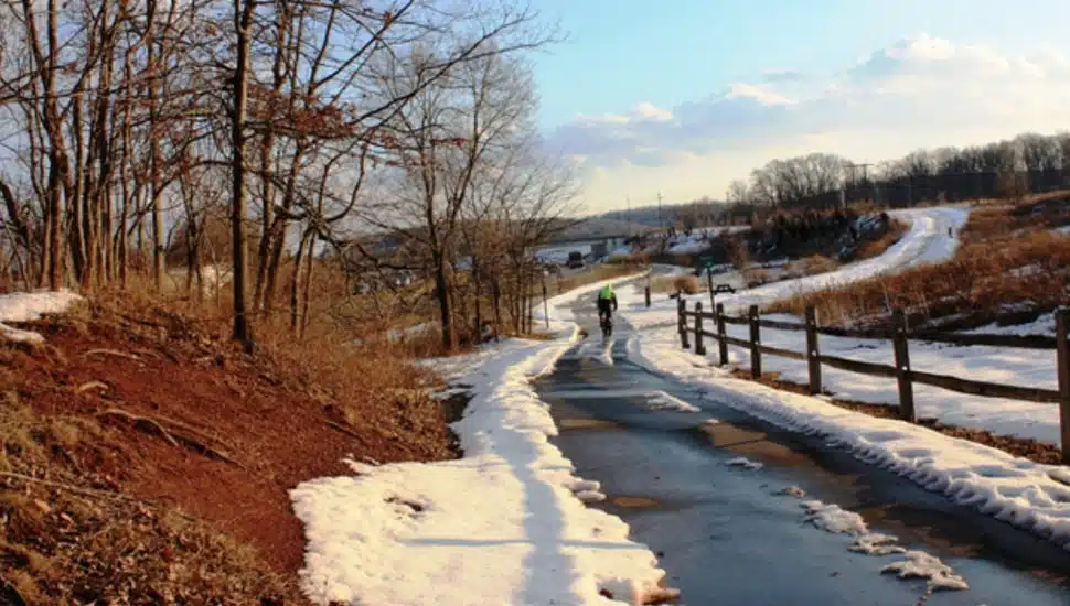 The Schuylkill River Trail near the Perkiomen Creek.
