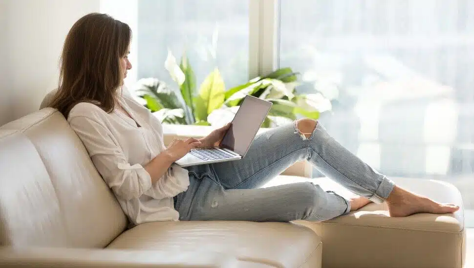Affluent millennial woman
