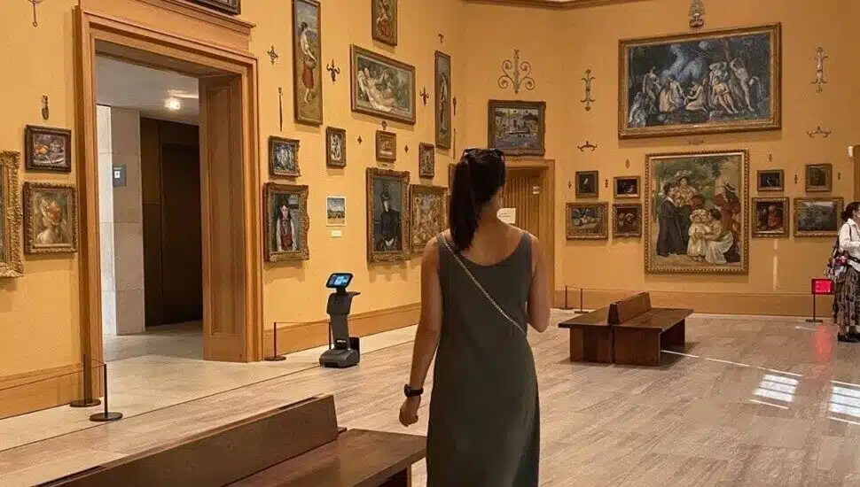 Barnes Foundation Museum Visitor