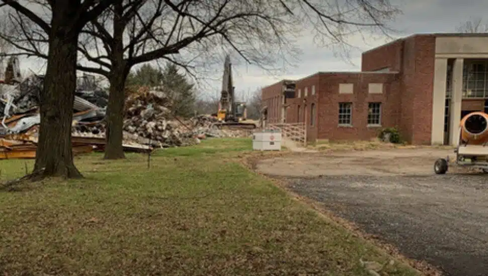 broken down buildings that once provided social services