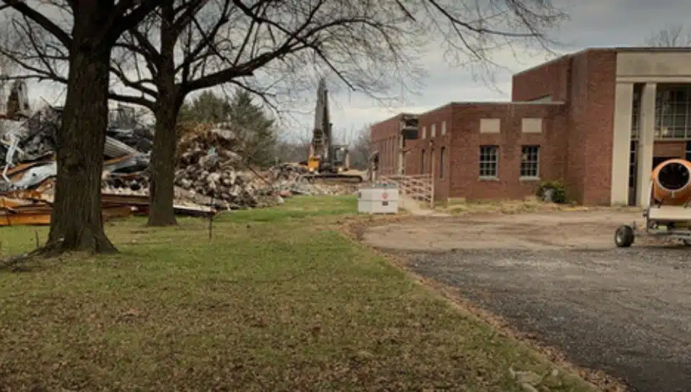 broken down buildings that once provided social services