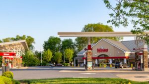A Wawa store and gas station in Lancaster, PA