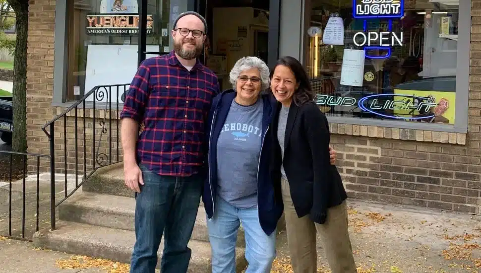 man and two women