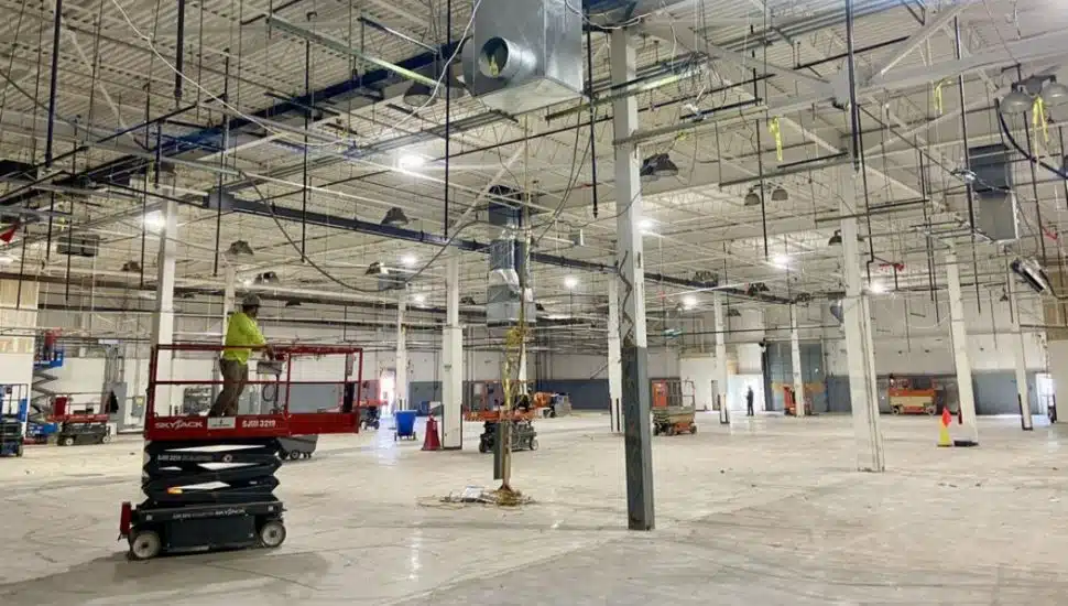 warehouse renovation