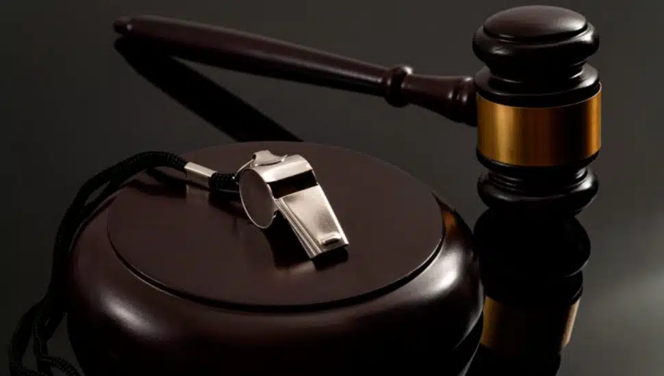 whistle and gavel, tools of Janice Shell