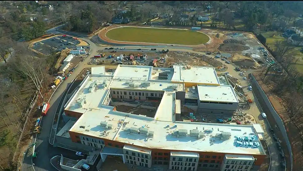 Black Rock Middle School under construction