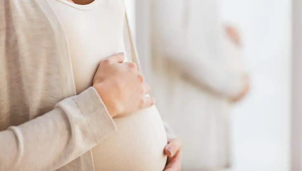 Pregnant mother belies Pennsylvania population drop in the past year