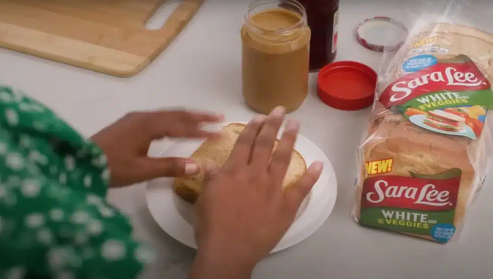 a loaf of veggie bread