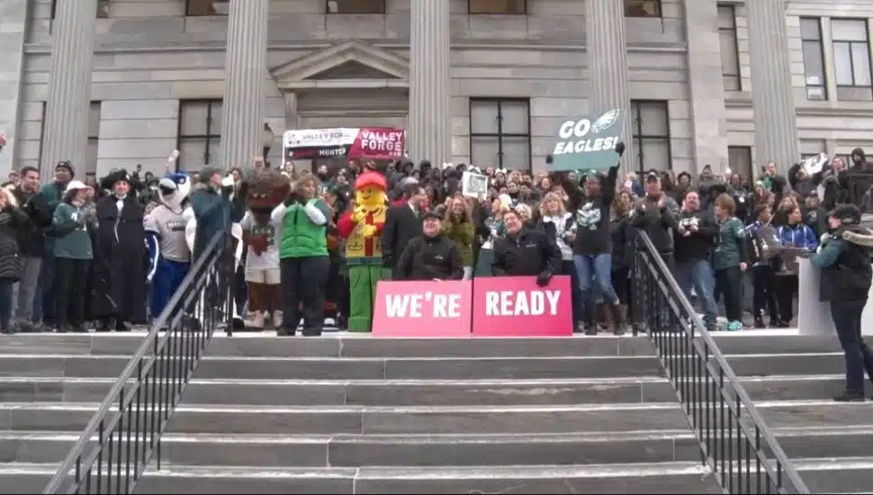 2018 super bowl pep rally