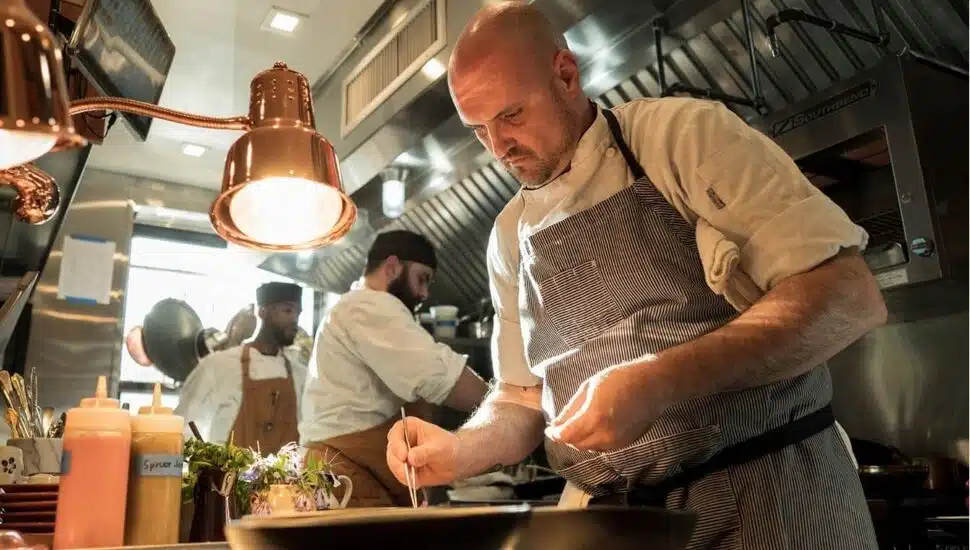 Adam Diltz owner of Elwood Restaurant.