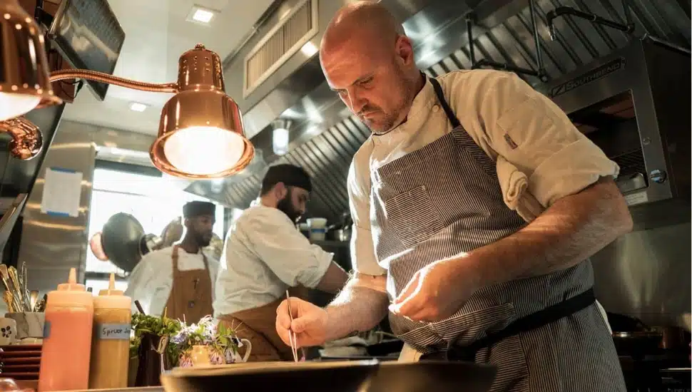 Adam Diltz owner of Elwood Restaurant.