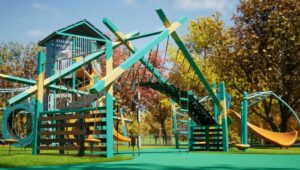 An example of Forma structures for community and school play areas