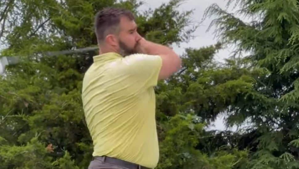 amateurgolf and jason kelce