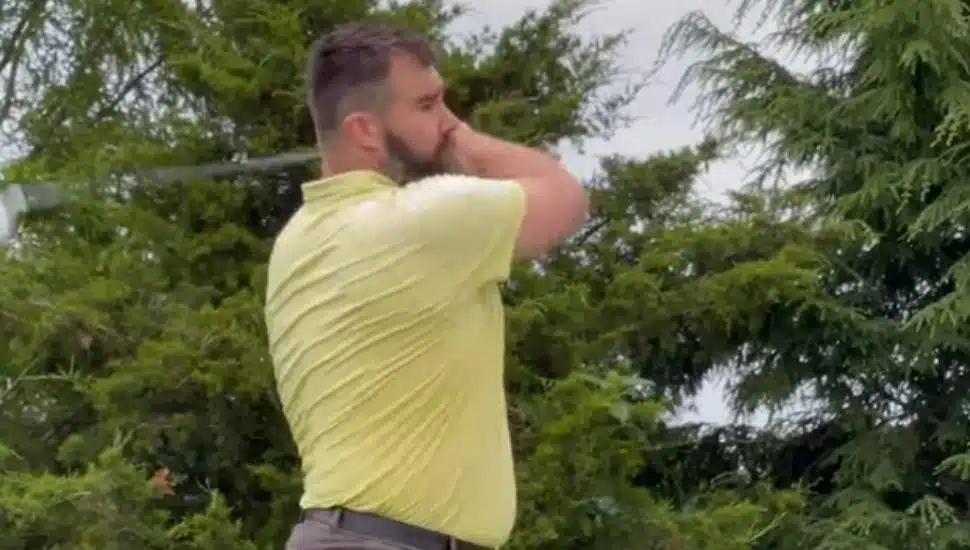 amateurgolf and jason kelce