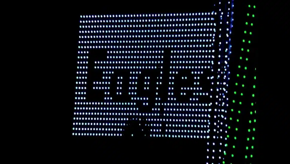 eagleville home light show