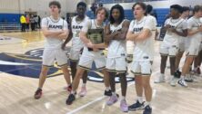 high-school basketballers, PAC title champs