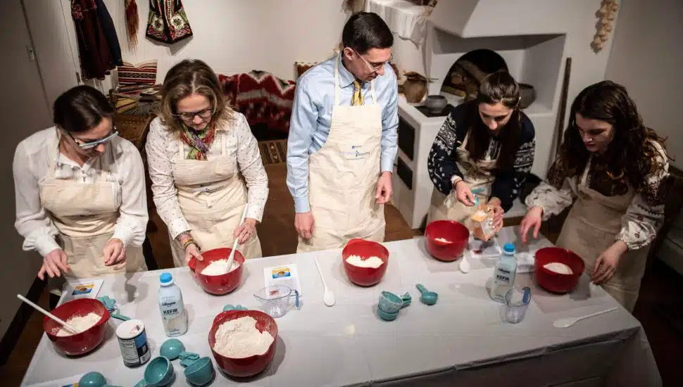 Manor College Commemorates One-Year of War in Ukraine; Lauds Use of Native Dish as Successful Password