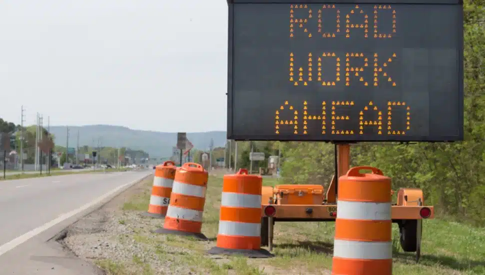 signs for a pothole patrol