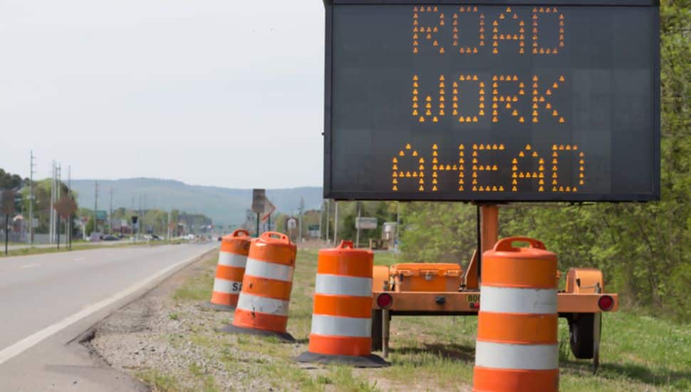 signs for a pothole patrol