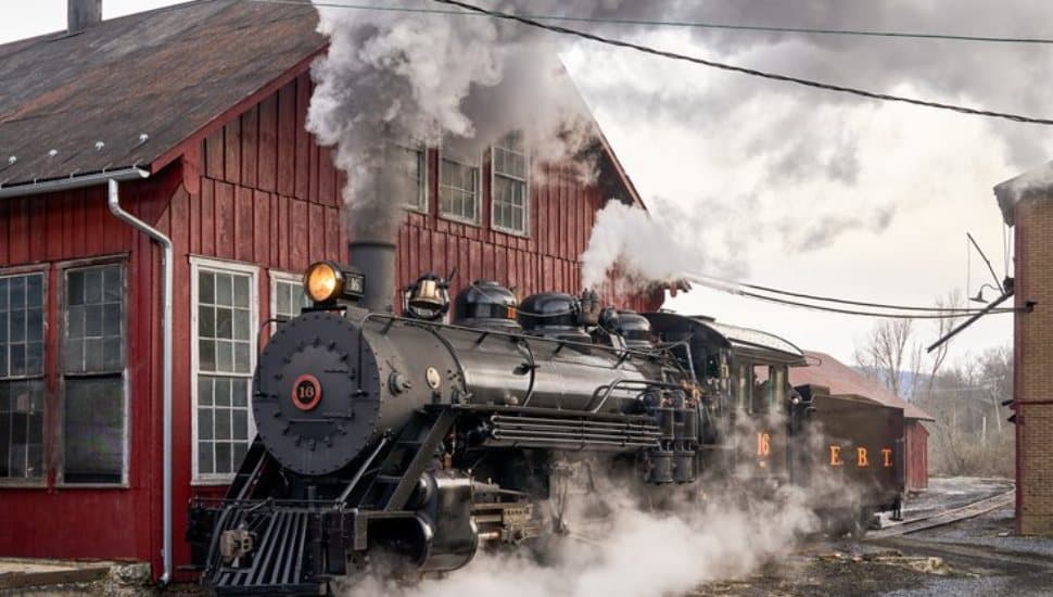 The No. 16 engine returns to duty, built in 1916 at Baldwin Locomotive Works