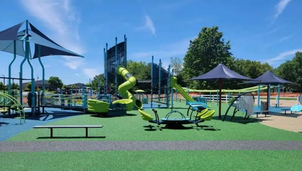 The Black Rock Park playground in Upper Providence Township