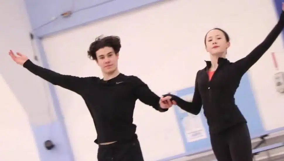 ice dancing