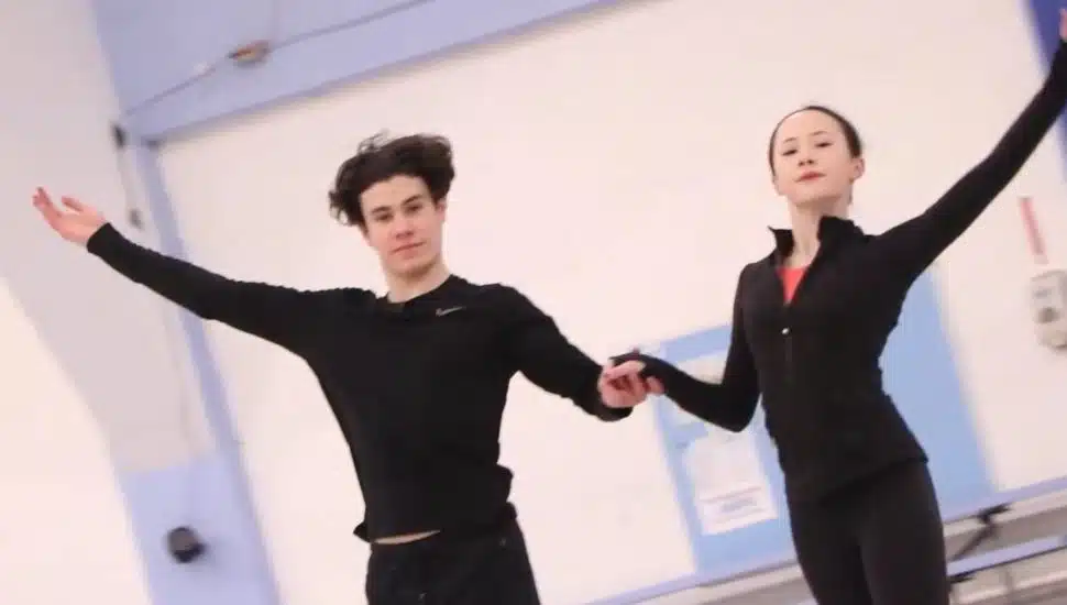 ice dancing