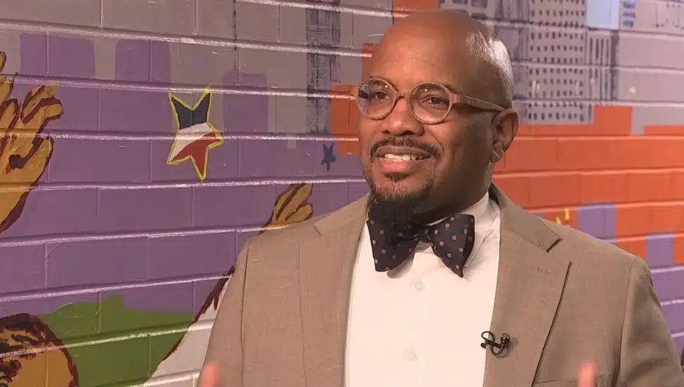 Alphonso Evans, principal of Allen M. Stearne Elementary School