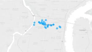 Map of Coworking spaces in Philadelphia