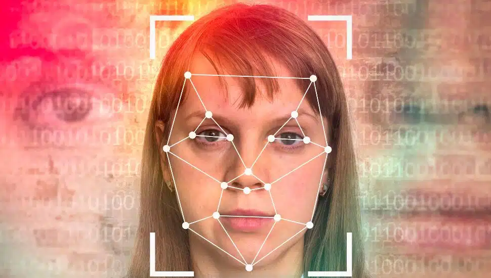 Face being validated