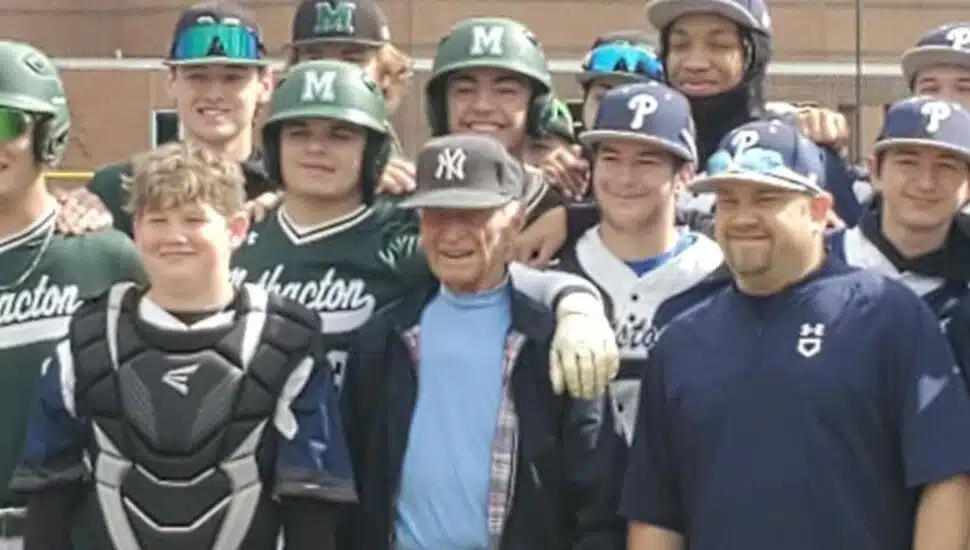 At 97, Legendary MLB Player Returns to Pottstown High School to Throw First Pitch