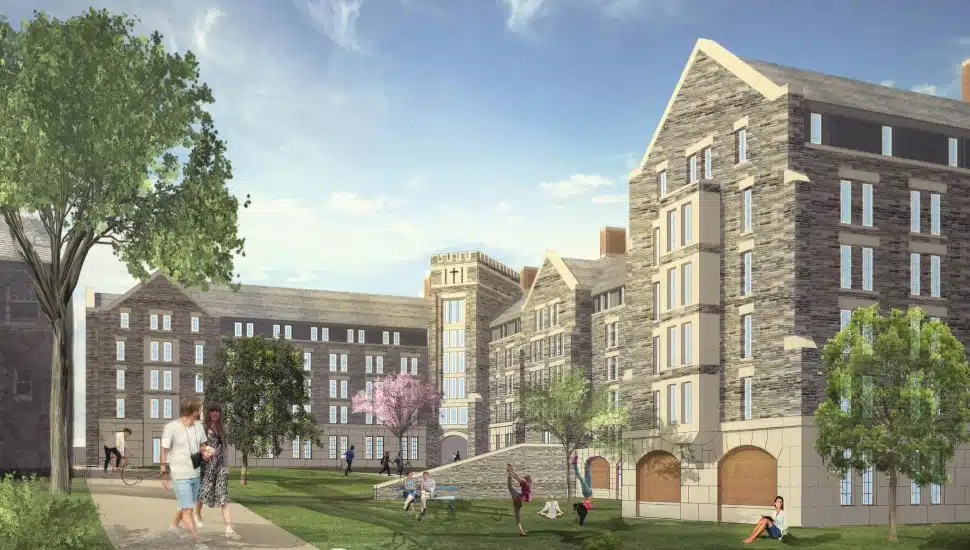 Saint Joseph's University new residence hall.