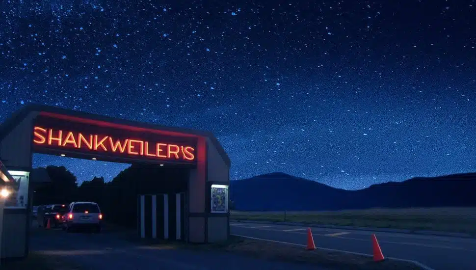 drive-in facade