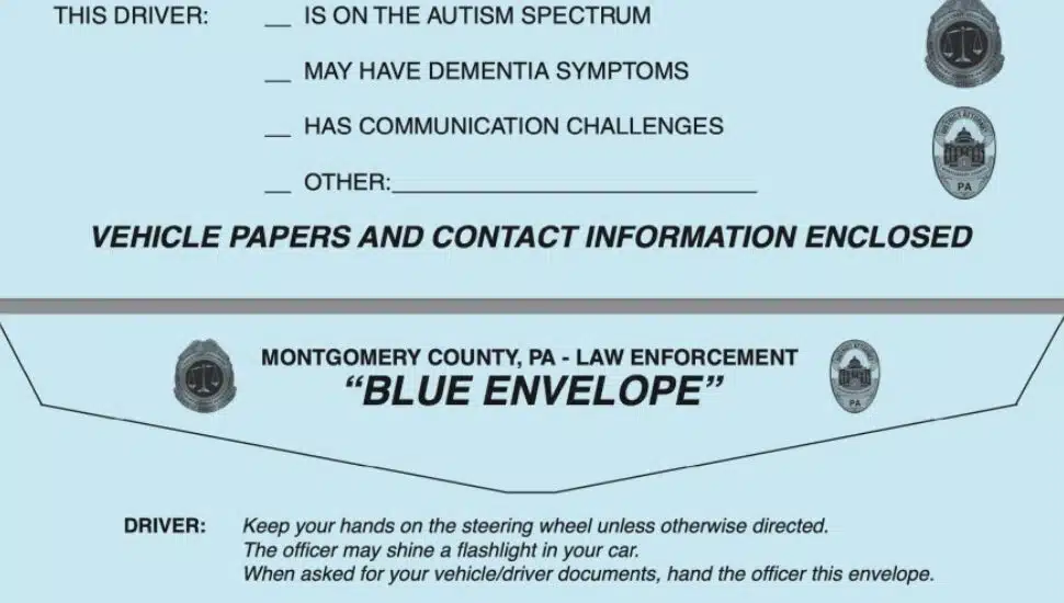Montgomery County Blue Envelope Program.