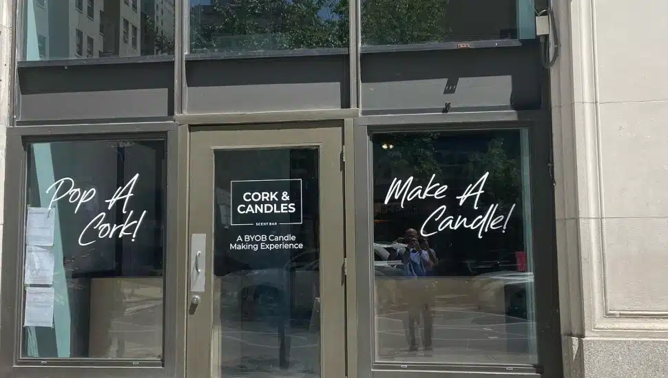 Cork & Candles Philadelphia.