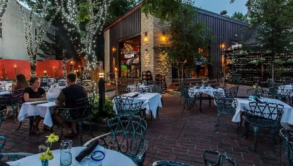 Outdoor patio Coyote Crossing