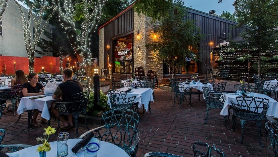 Outdoor patio Coyote Crossing