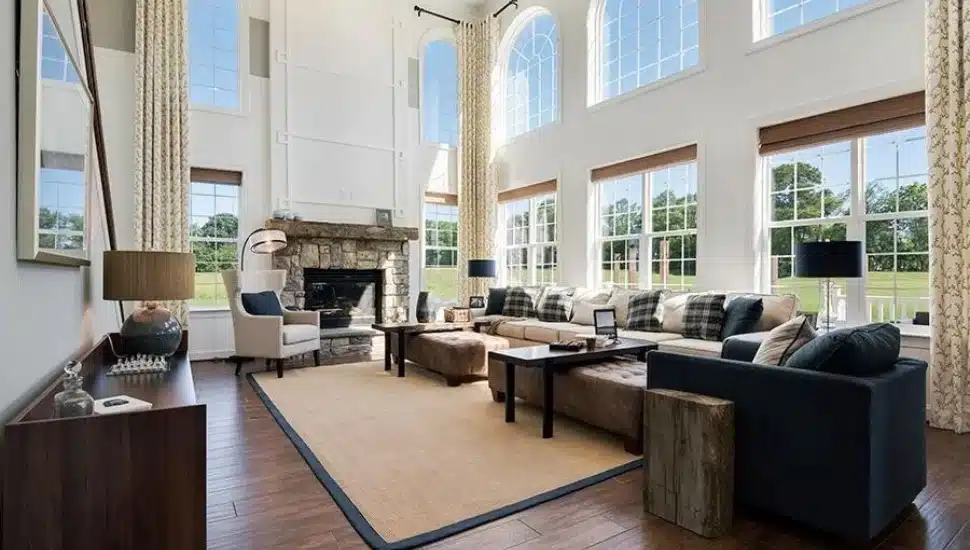 Family Room of 1001 County Line Road in Horsham via Realtor.com.
