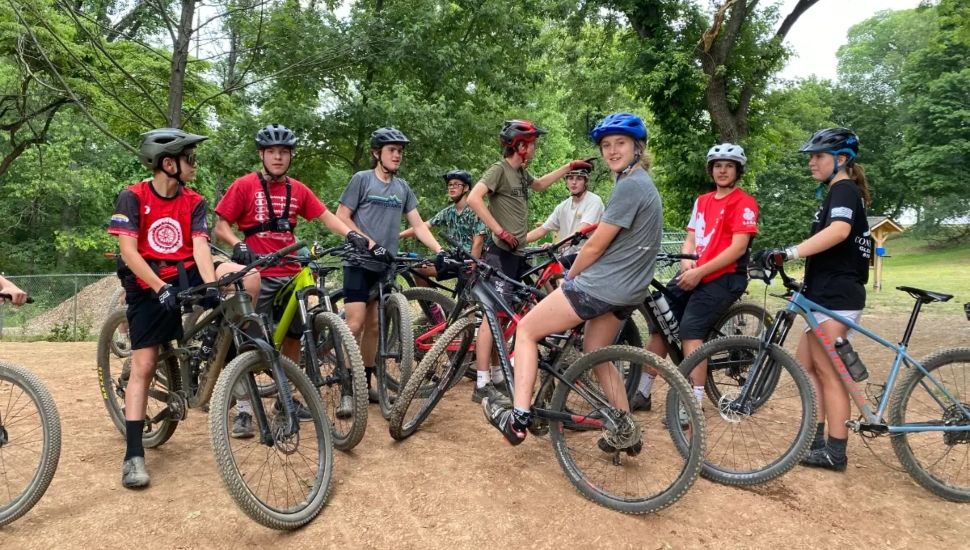 Riders at the Phoenixville Bike Park.