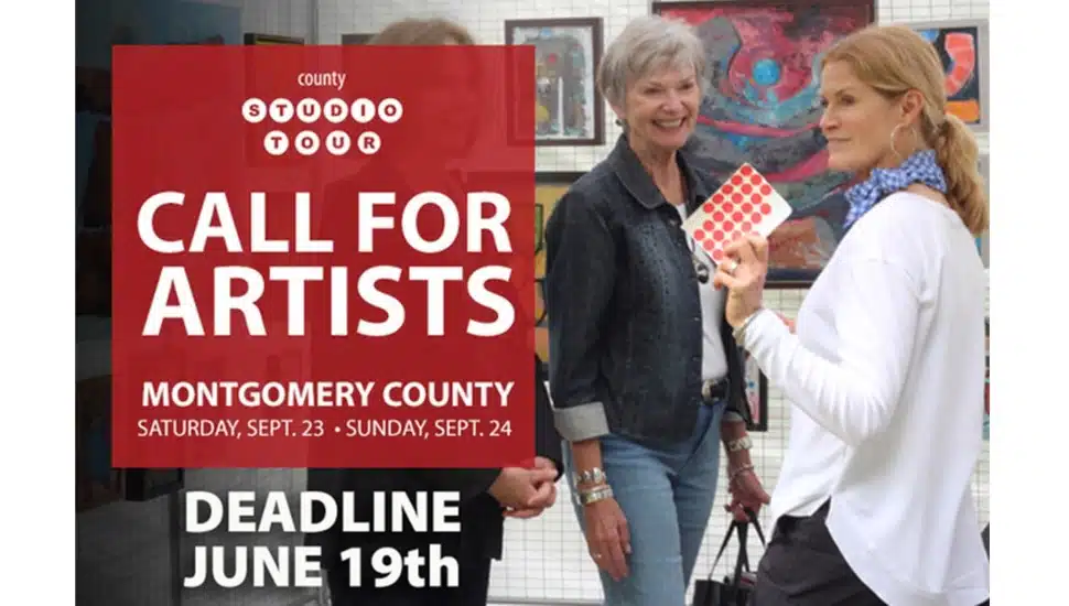 Deadline Nears for Artists to Apply to Showcase Their Work at Montgomery County Studio Tour