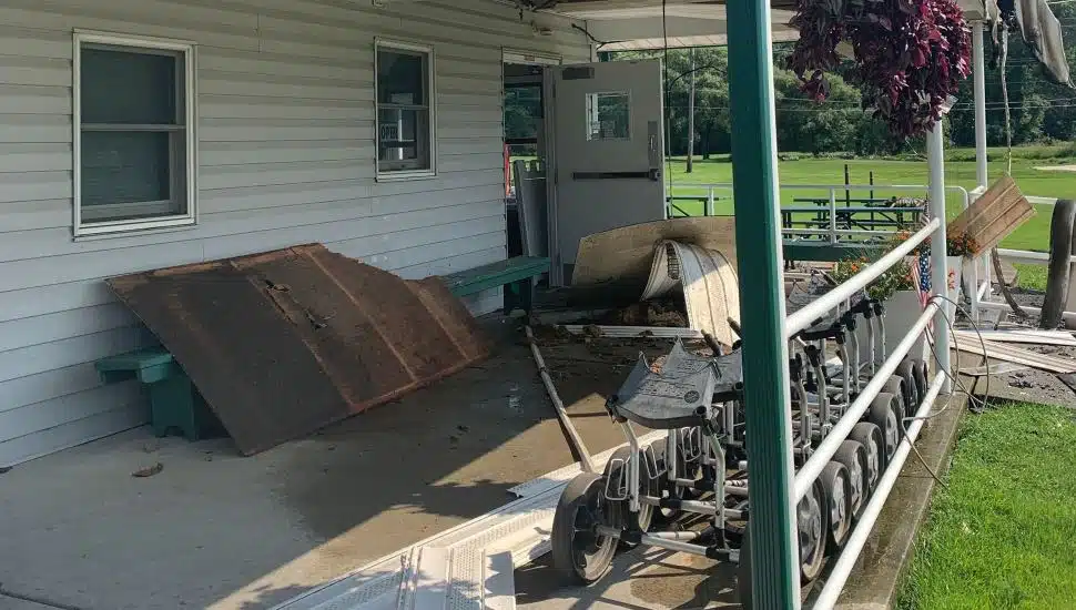 Oxford Valley Golf Course club house.