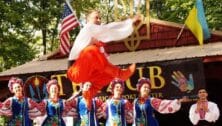 Dancers at the Ukrainian Folk Festival.