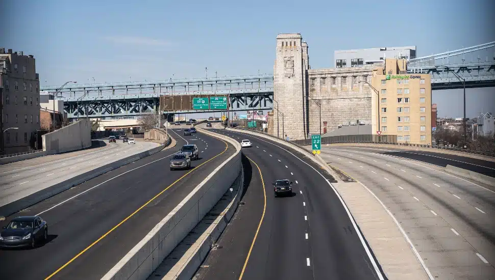 Driving on I-95.