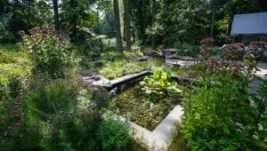 Huntingdon Valley garden.