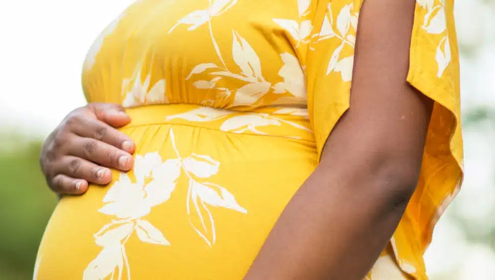 Pregnant woman.