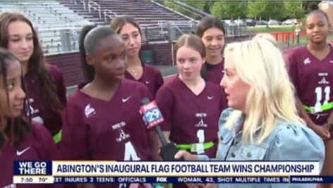 Abington High School’s Flag Football Team.
