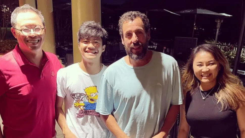 Adam Sandler at DanDan in Wayne.