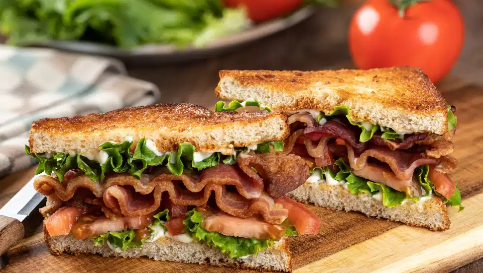 BLT sandwich.