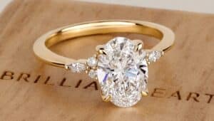 Brilliant Earth diamond ring.