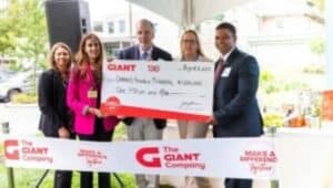 The Giant Company makes big donation to CHOP's Food Pharmacy Program.
